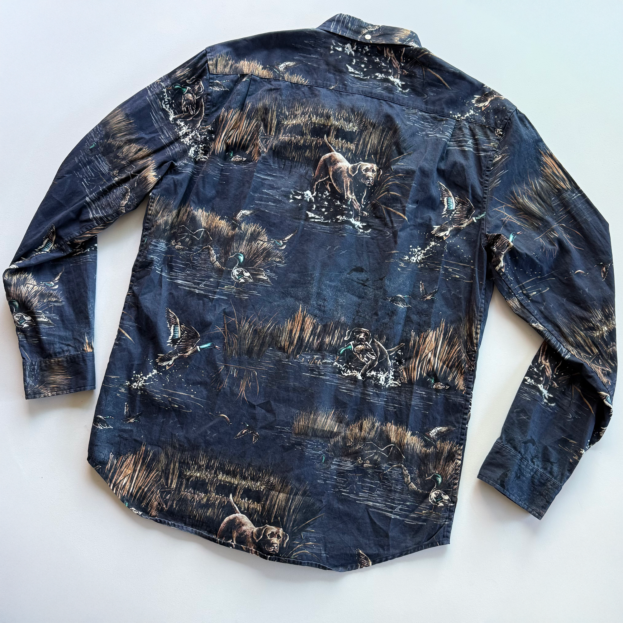 Supreme FW12 Dogs Ducks Button Up Shirt