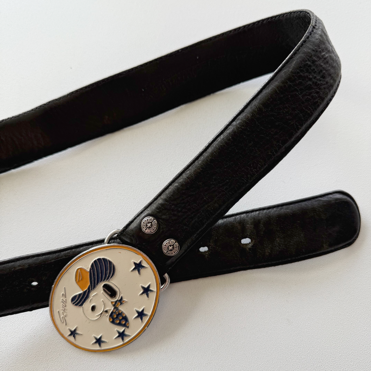Chrome Hearts 1.5 Inch Leather Belt