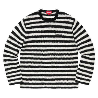 Supreme FW19 Stripe Mohair Sweater