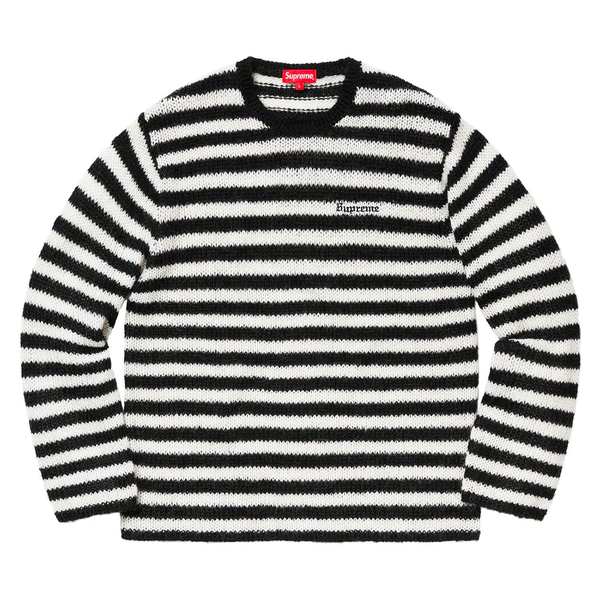 Supreme FW19 Stripe Mohair Sweater