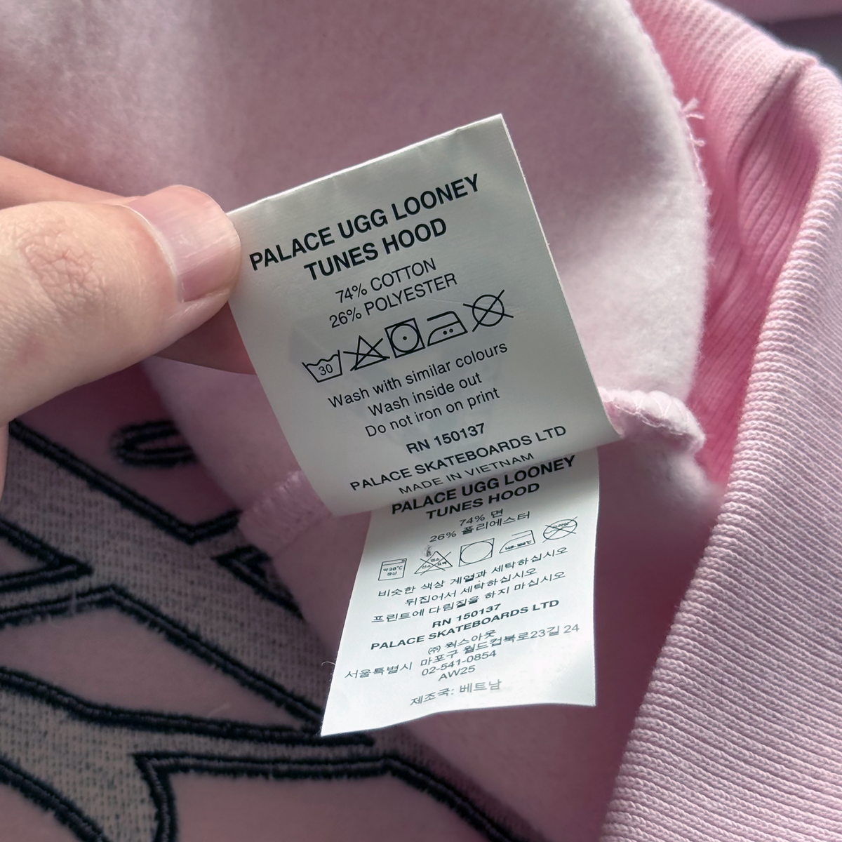 Palace x UGG FW25 Looney Tunes Sylvester Tweety Hoodie