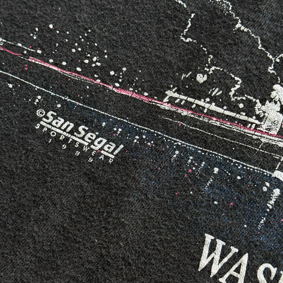 Vintage 1989 Washington DC Night Skyline USA America AOP Tee