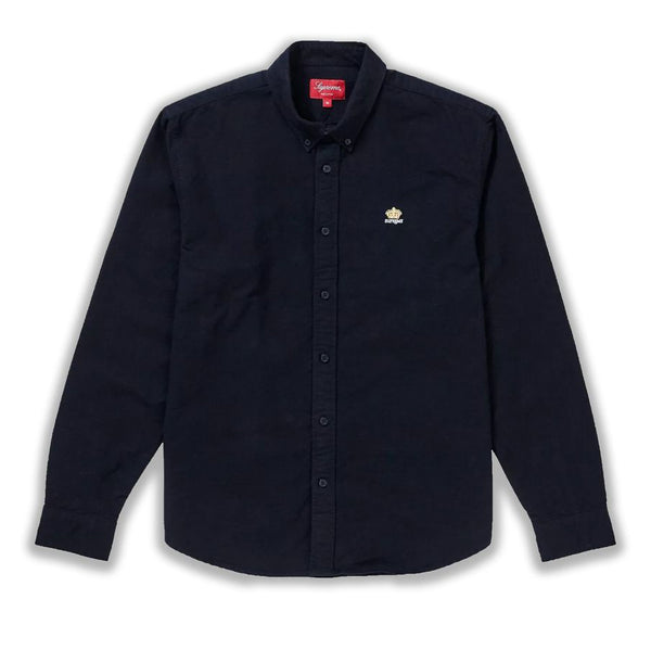 Supreme FW19 Crown Logo Oxford Flannel Shirt