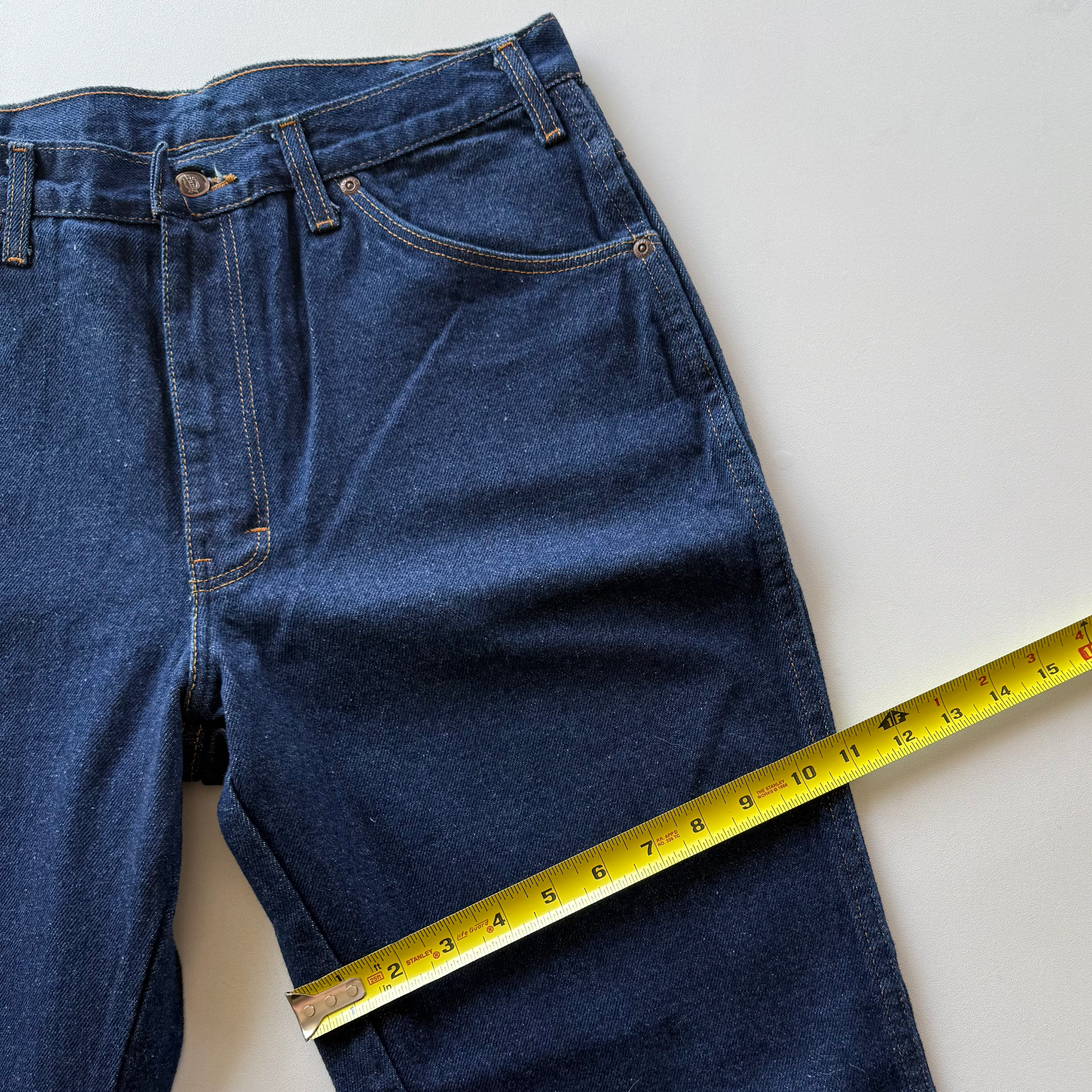 Vintage 1990s Dickies Blue Denim Straight Leg Jeans (34x30)