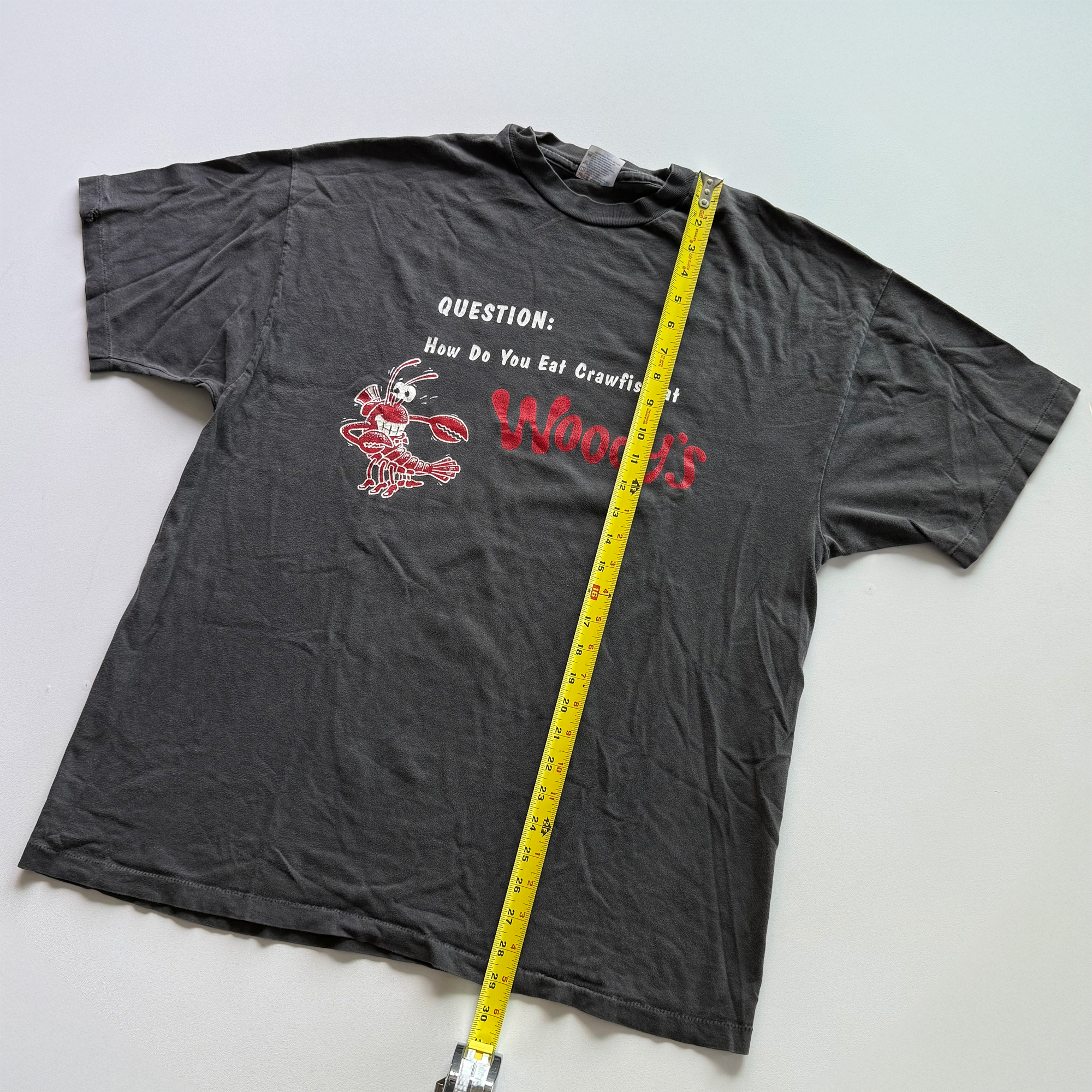 Vintage 1990s Woody's Crawfish Tee