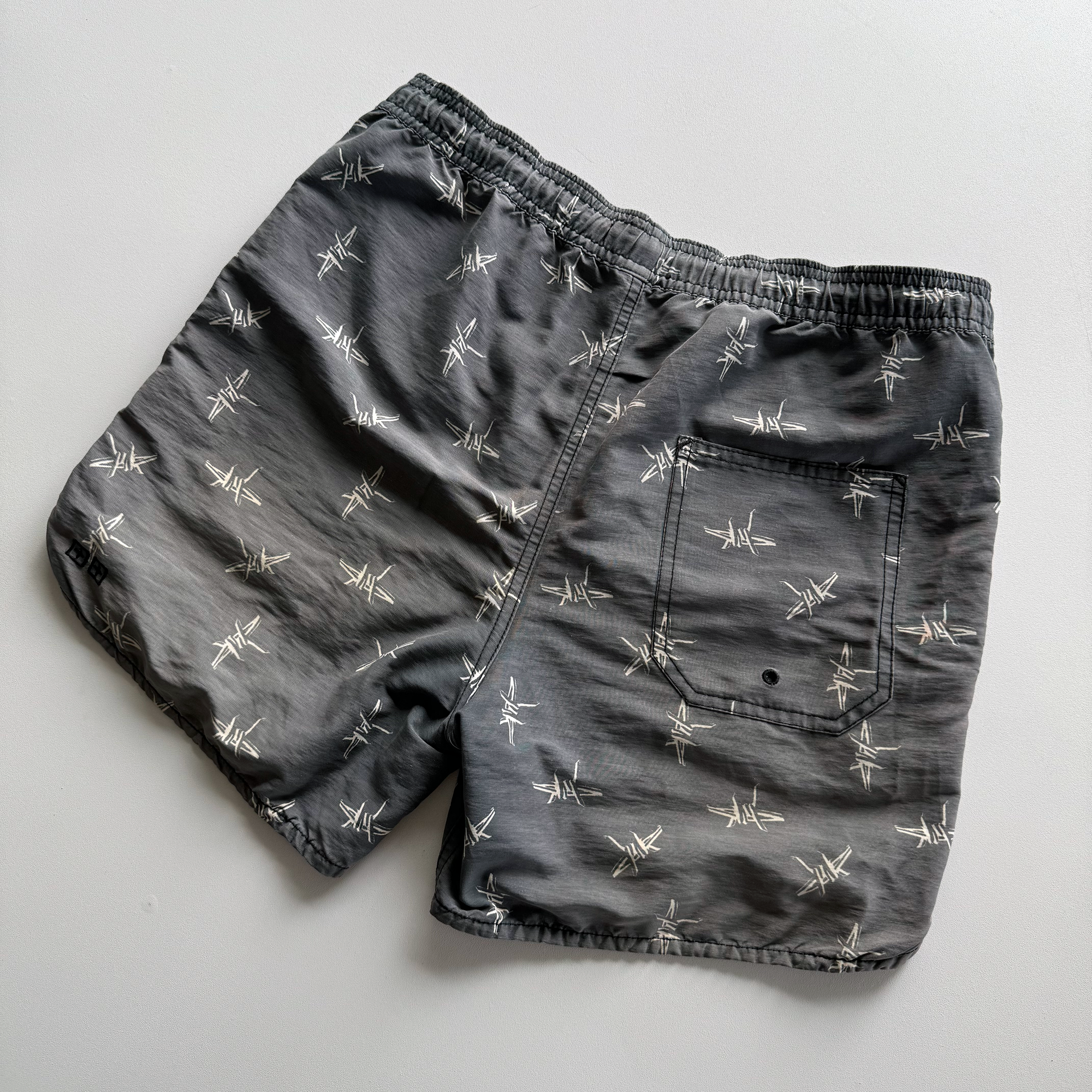 Ksubi 2010s Barbed Wire Shorts
