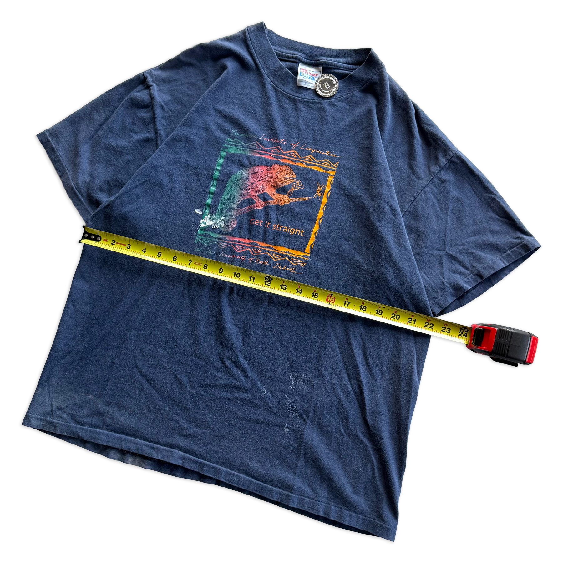 Vintage 1995 Summer Institute of Linguistics Chameleon Tee
