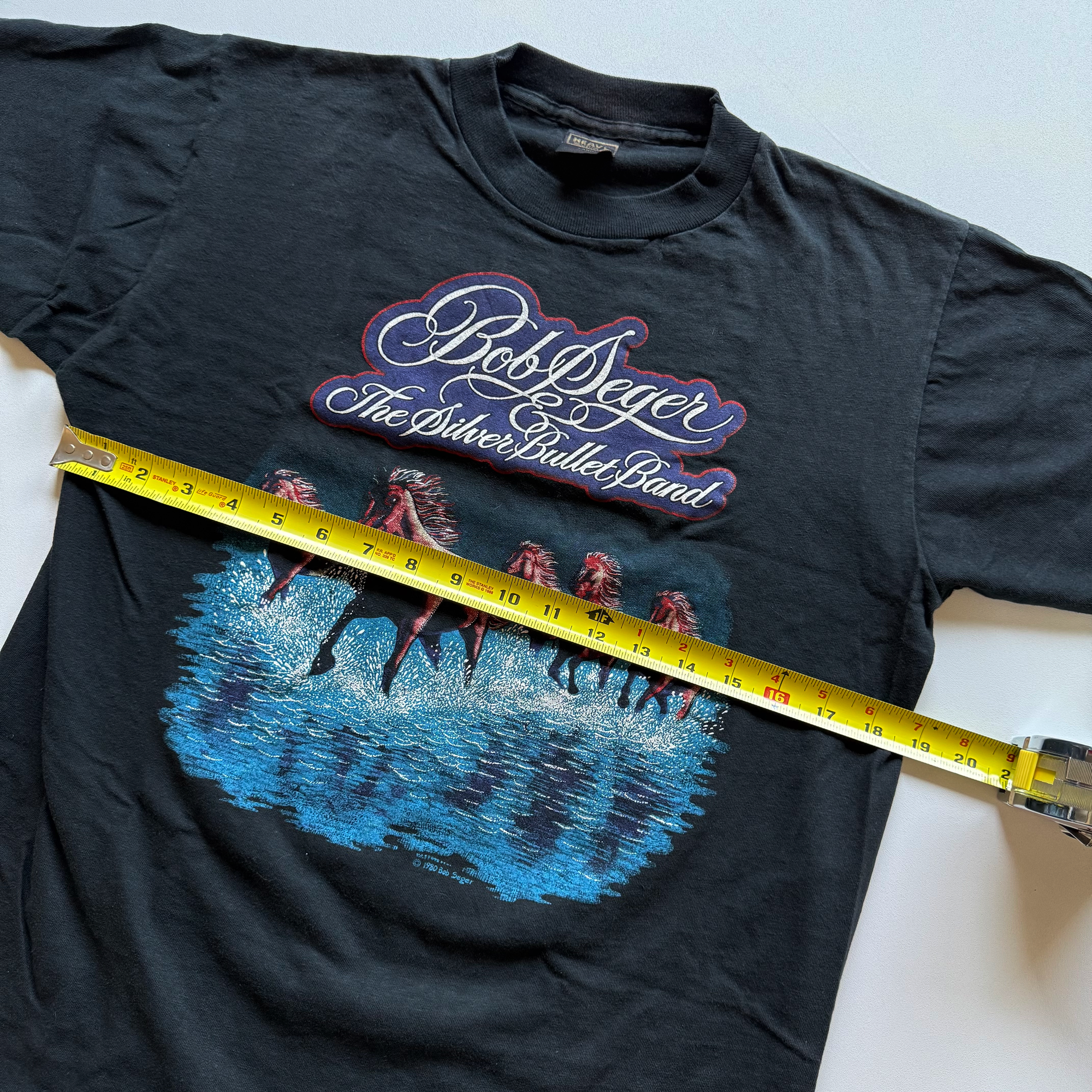 Vintage 1980 Bob Seger & The Silver Bullet Band Tour Tee