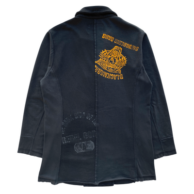 Undercover AW03 Paper Doll Hybrid Reconstructed Peacoat