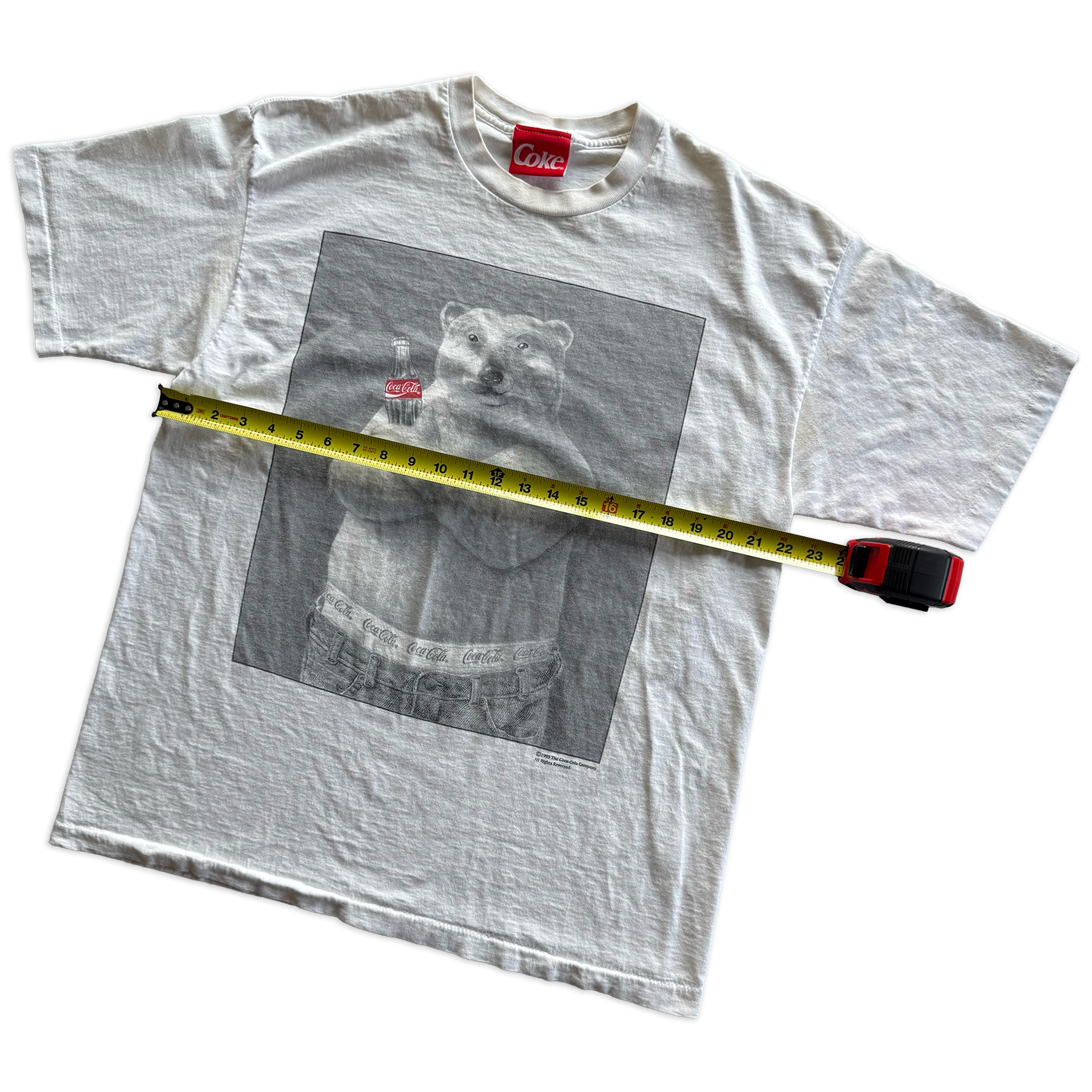 Vintage 1995 Coca Cola Coke Polar Bear Tee