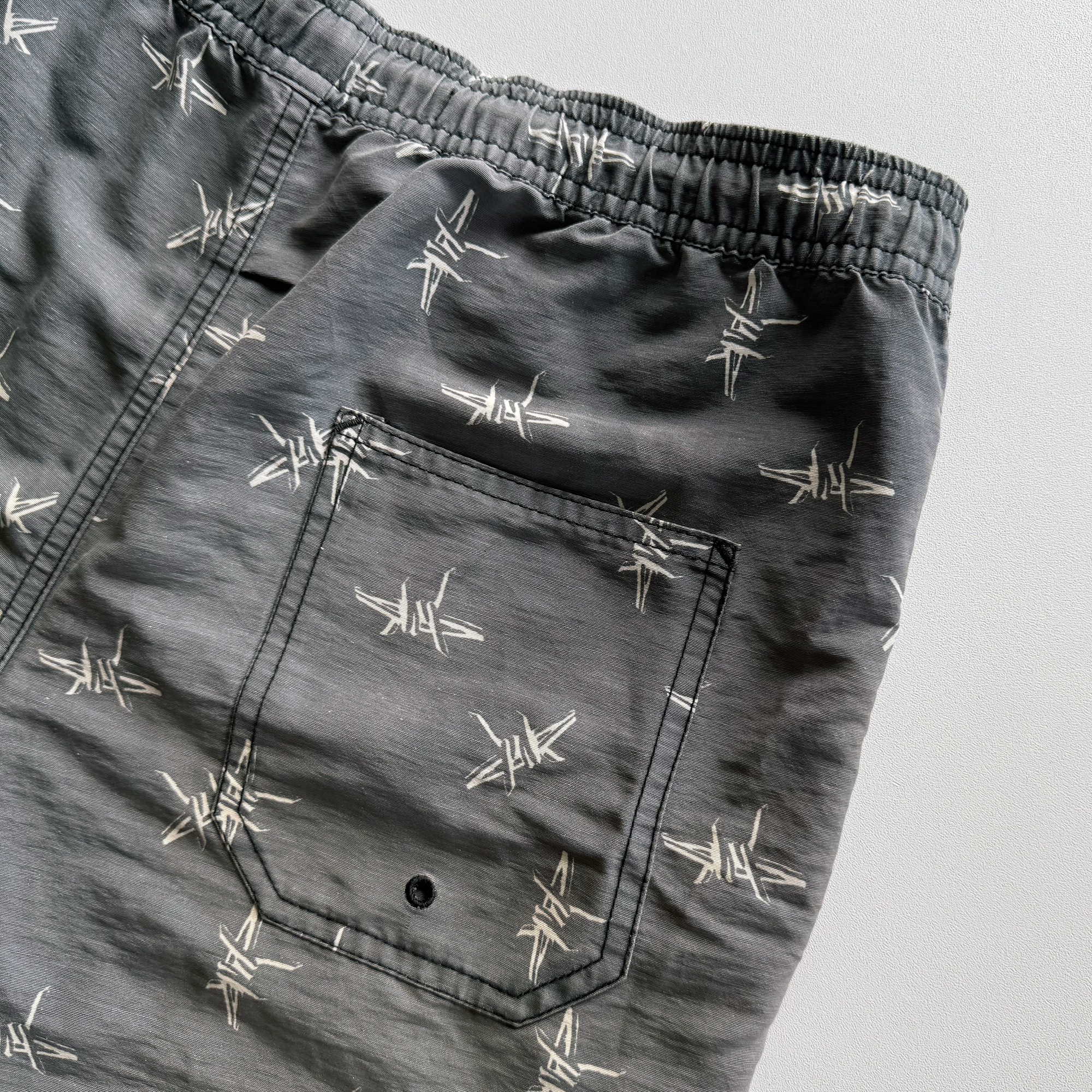Ksubi 2010s Barbed Wire Shorts