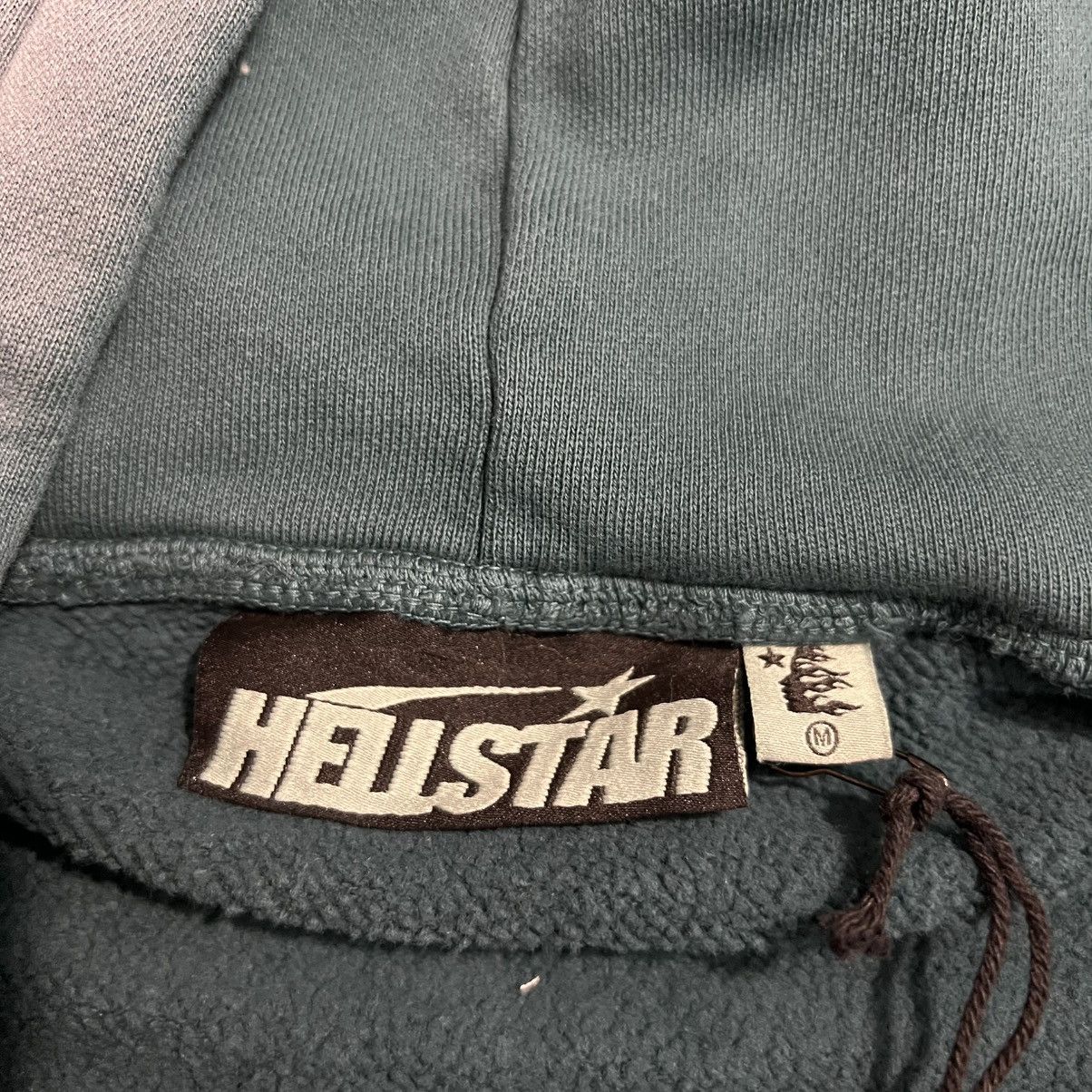 Hellstar SS24 Logo Zip Up Sweatshirt (Blue, Brown, Grey)
