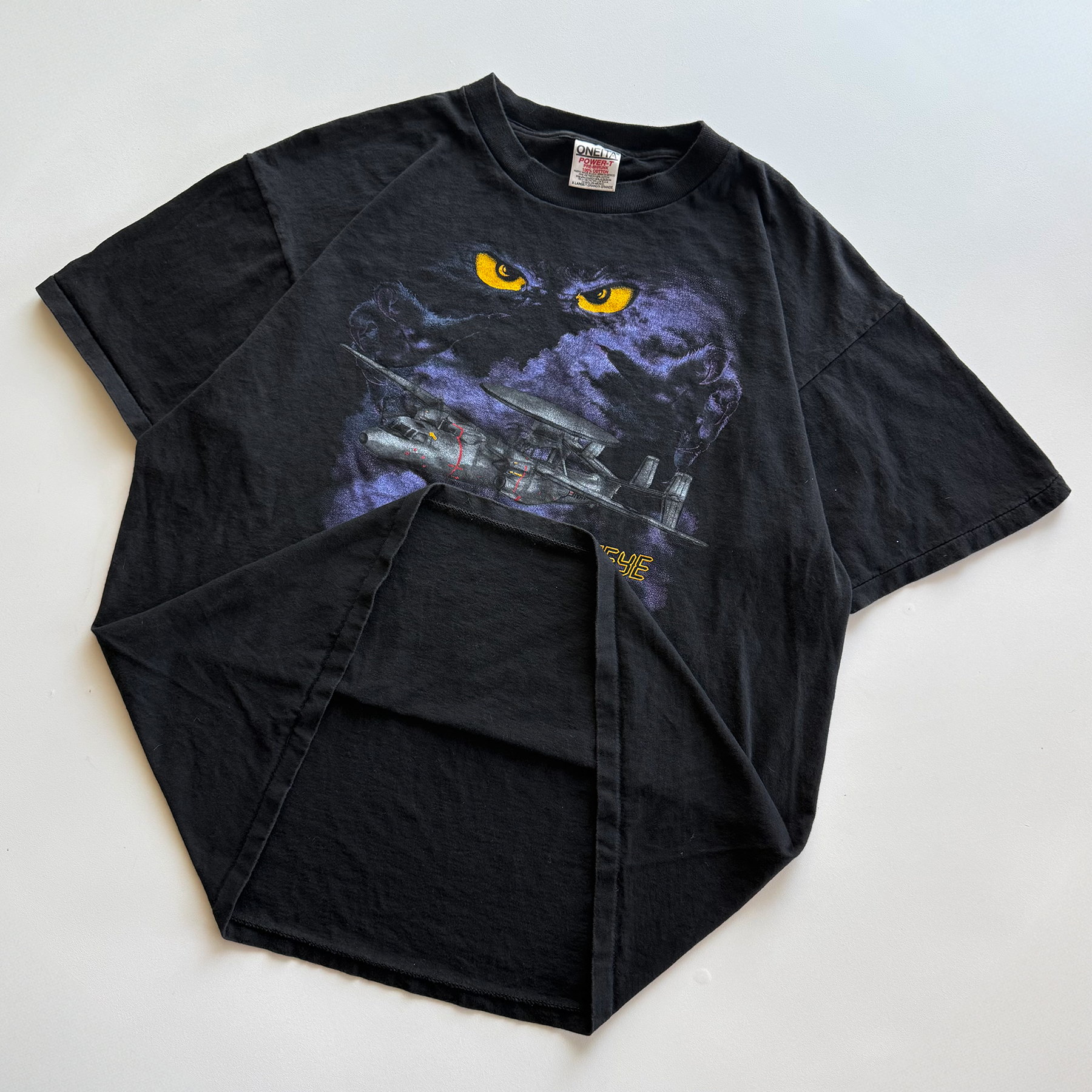Vintage 1994 Military Air Force Grumman E-2 Hawkeye Tee