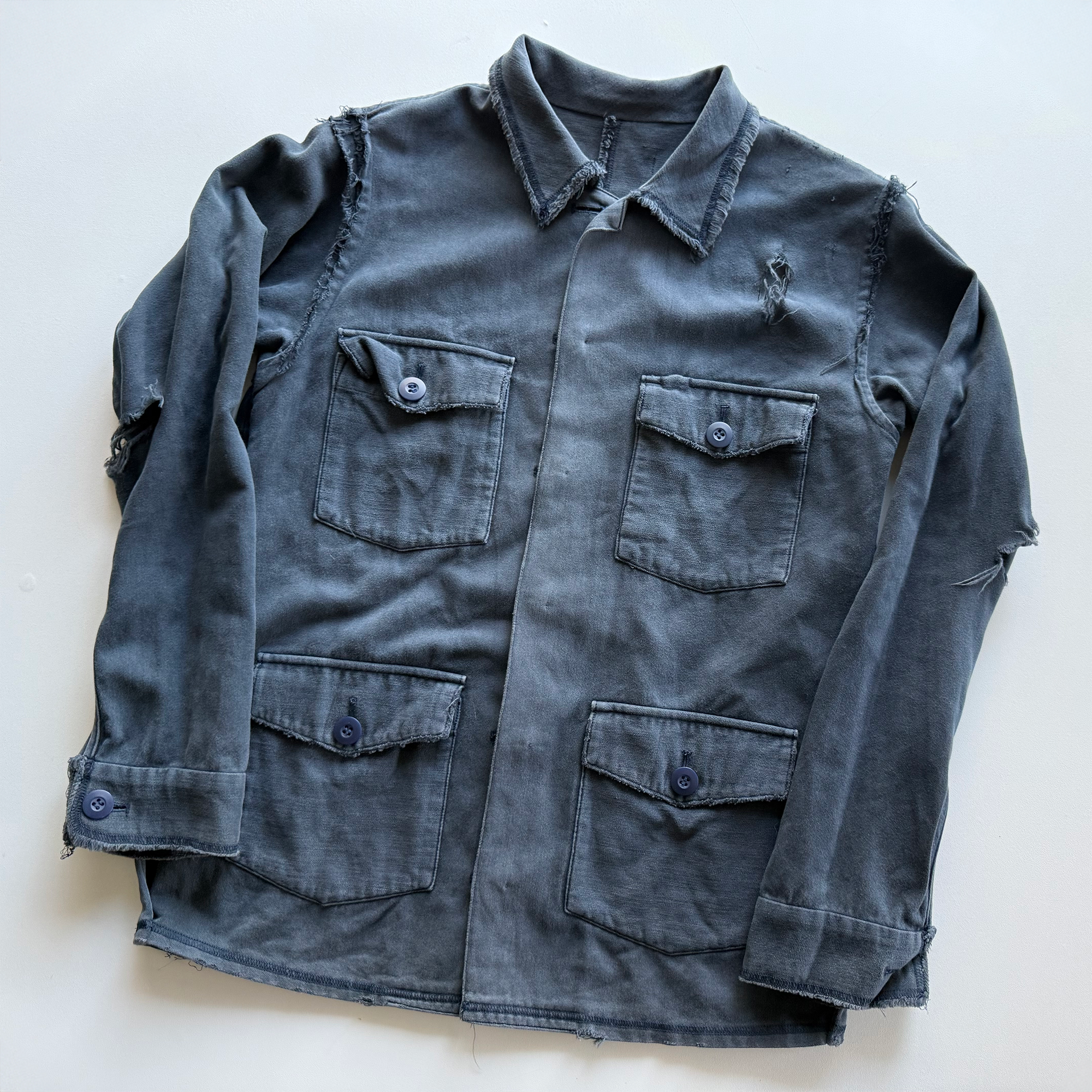 Undercover AW03 Paper Doll Hybrid Reversible Distressed Jacket