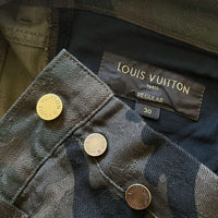 Supreme x Louis Vuitton 2017 Jacquard Camo Denim Jeans