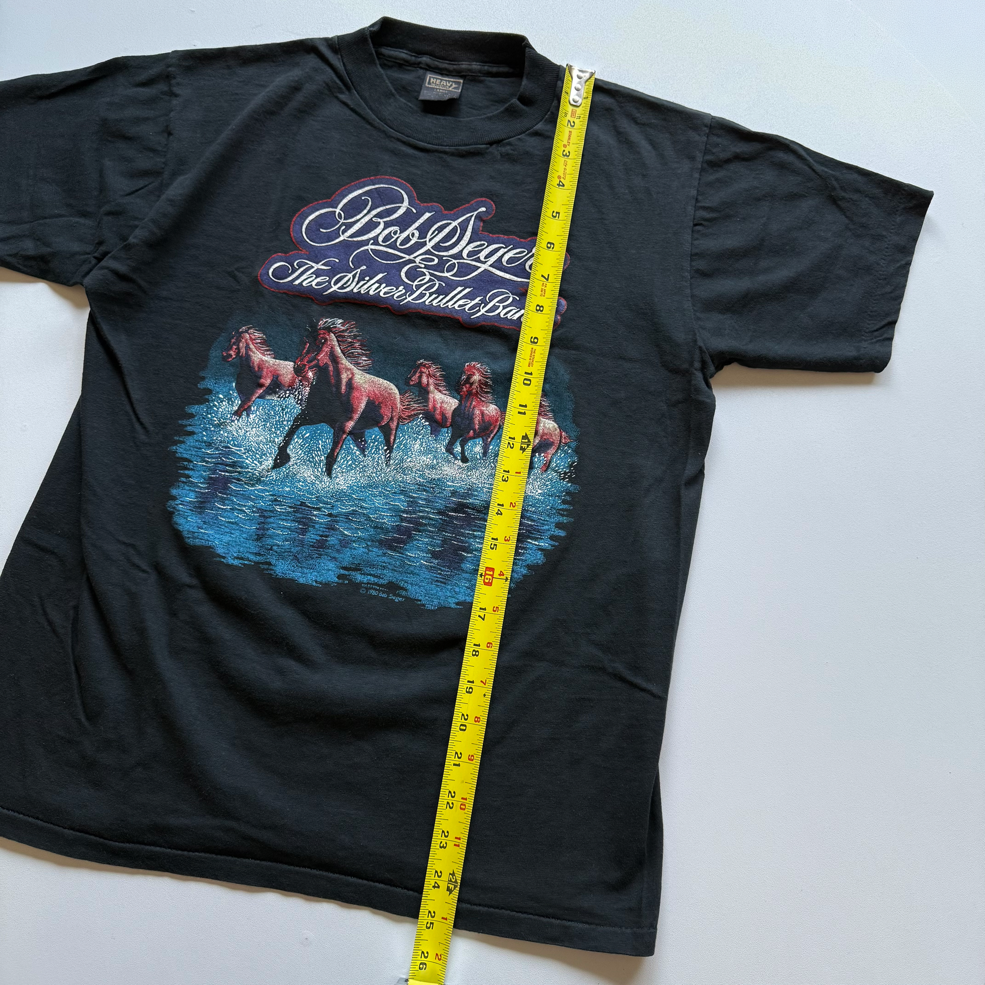 Vintage 1980 Bob Seger & The Silver Bullet Band Tour Tee