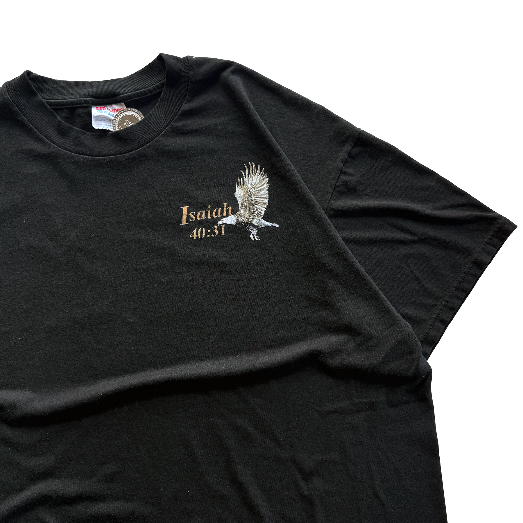 Vintage 1999 Isaiah 40:31 Bald Eagle Christianity Jesus Tee