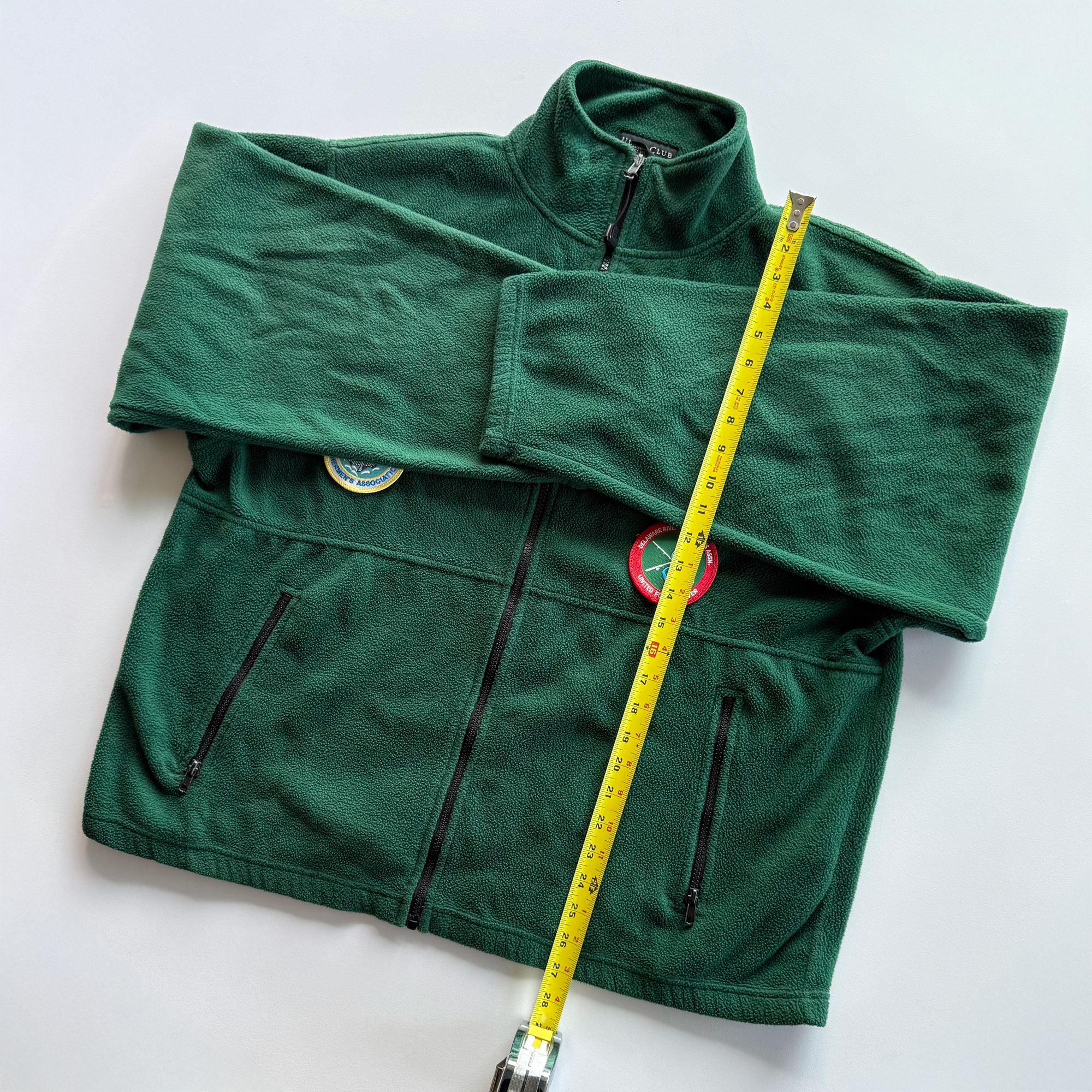 Vintage 1990s Fishing and Wildlife Fleece Zip Up Jacket