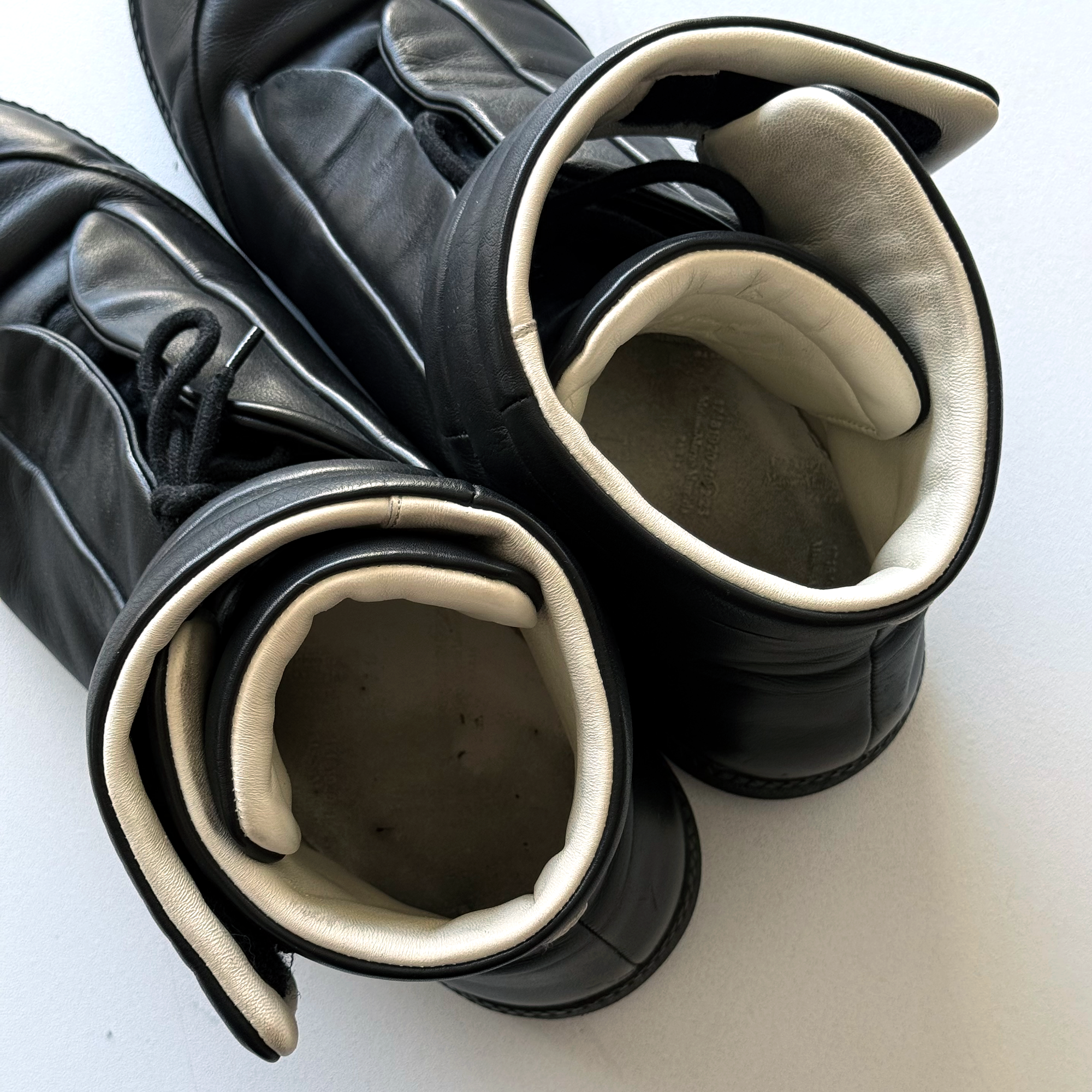 Maison Margiela Future Leather High Sneakers $1190 (EU 42)