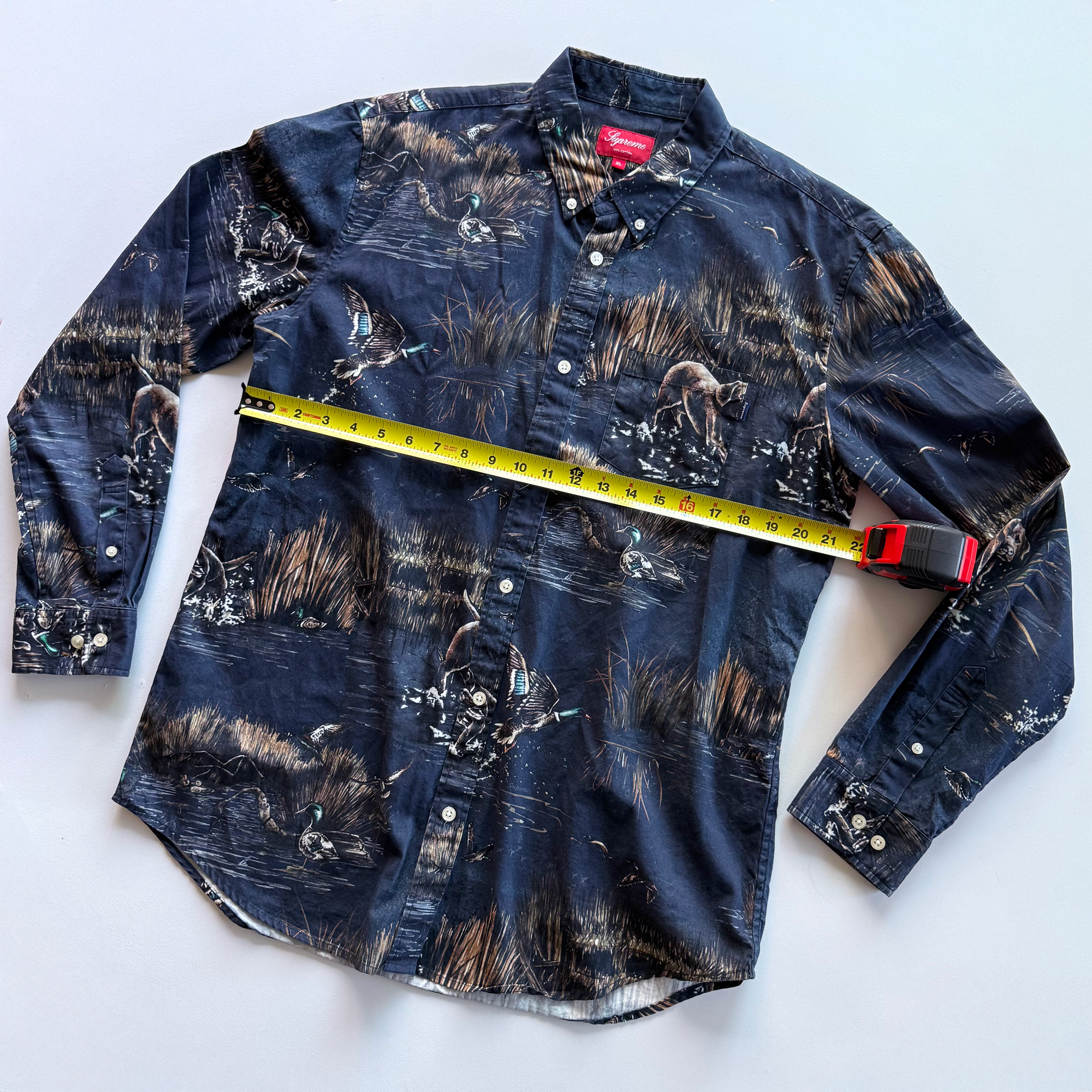 Supreme FW12 Dogs Ducks Button Up Shirt
