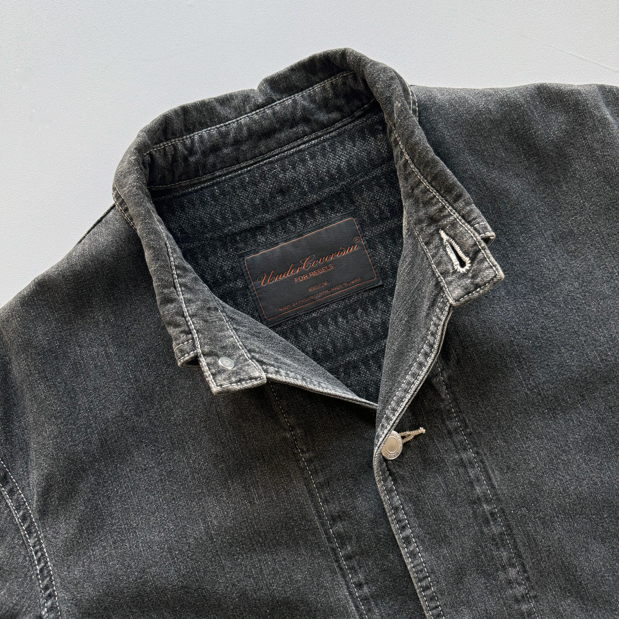 Undercover AW03 Paper Doll Hybrid Reconstructed Denim Chore Jacket