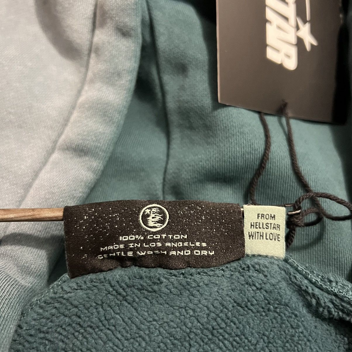 Hellstar SS24 Logo Zip Up Sweatshirt (Blue, Brown, Grey)