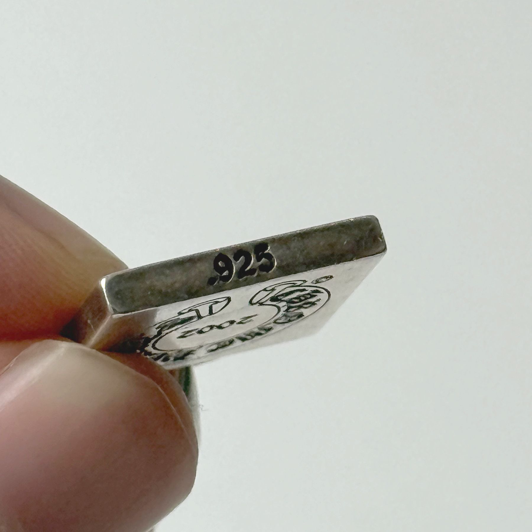 Chrome Hearts Framed Letter "T" Alphabet Charm Pendant