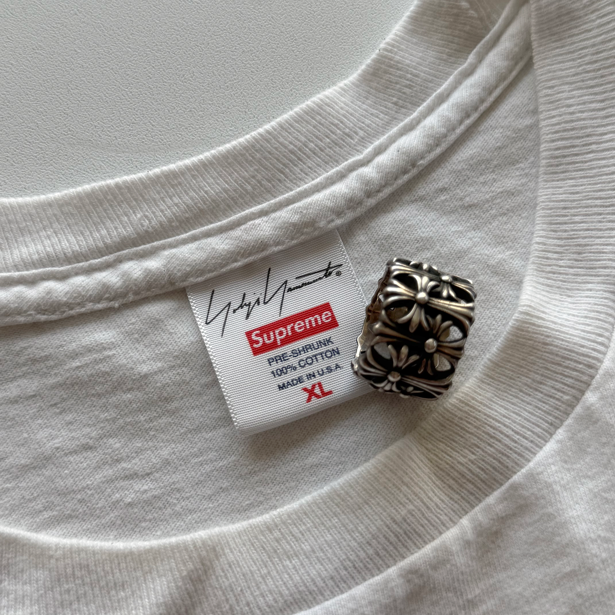 Supreme × Yohji Yamamoto FW20 Logo Tee