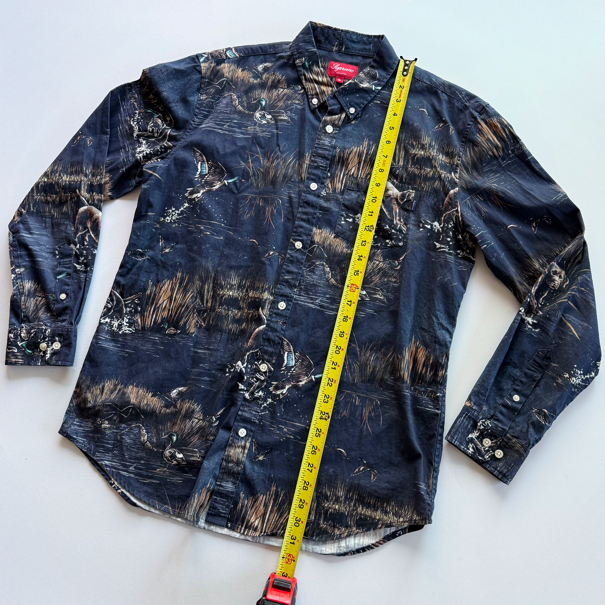 Supreme FW12 Dogs Ducks Button Up Shirt