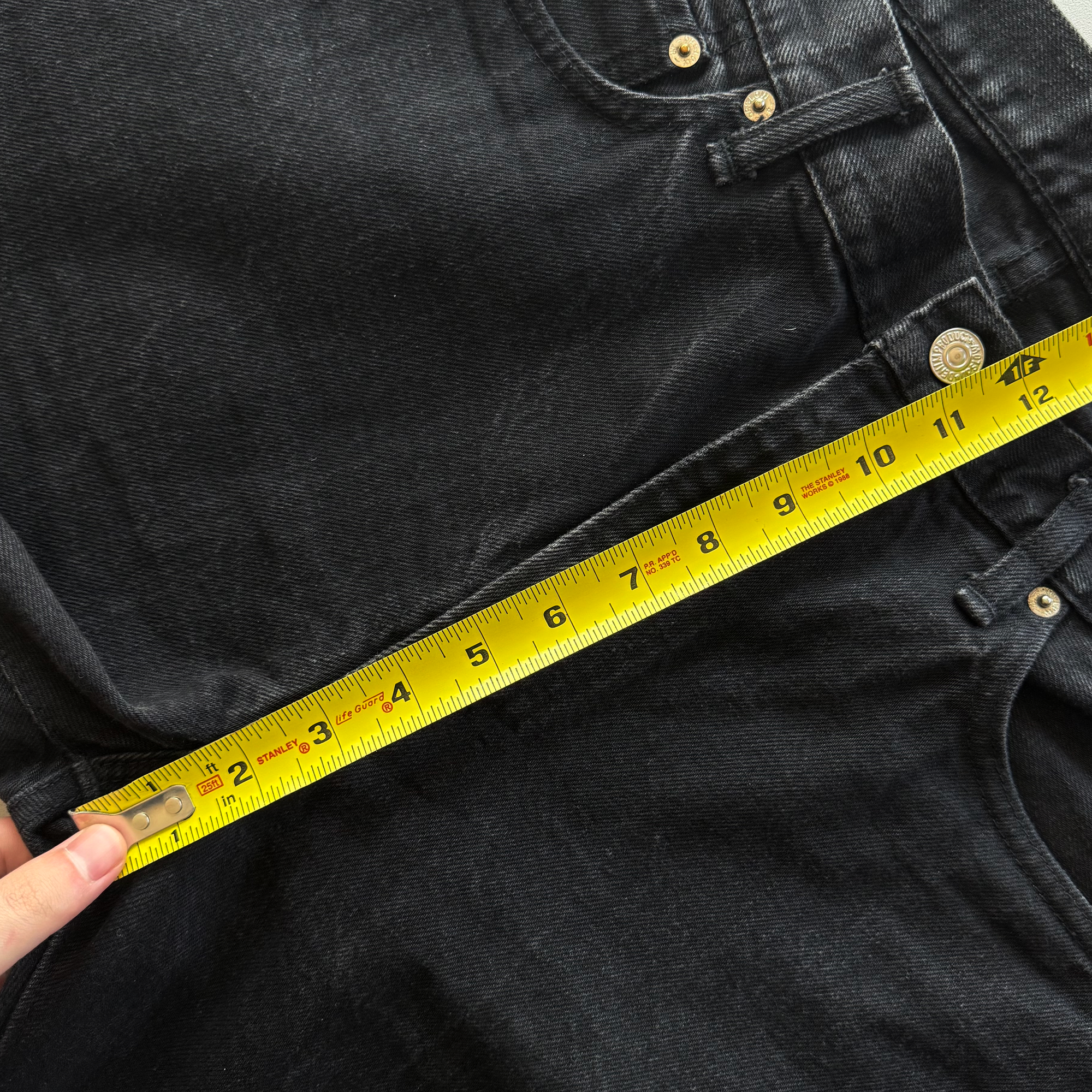 OrSlow 107 Ivy Fit Black Denim Jeans