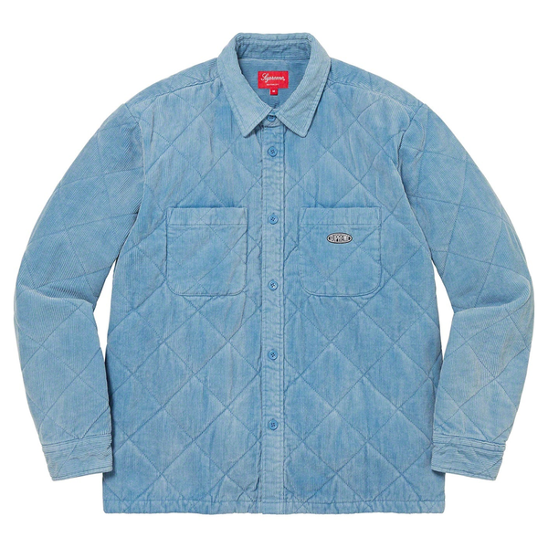 Supreme FW22 Quilted Corduroy Shirt Jacket