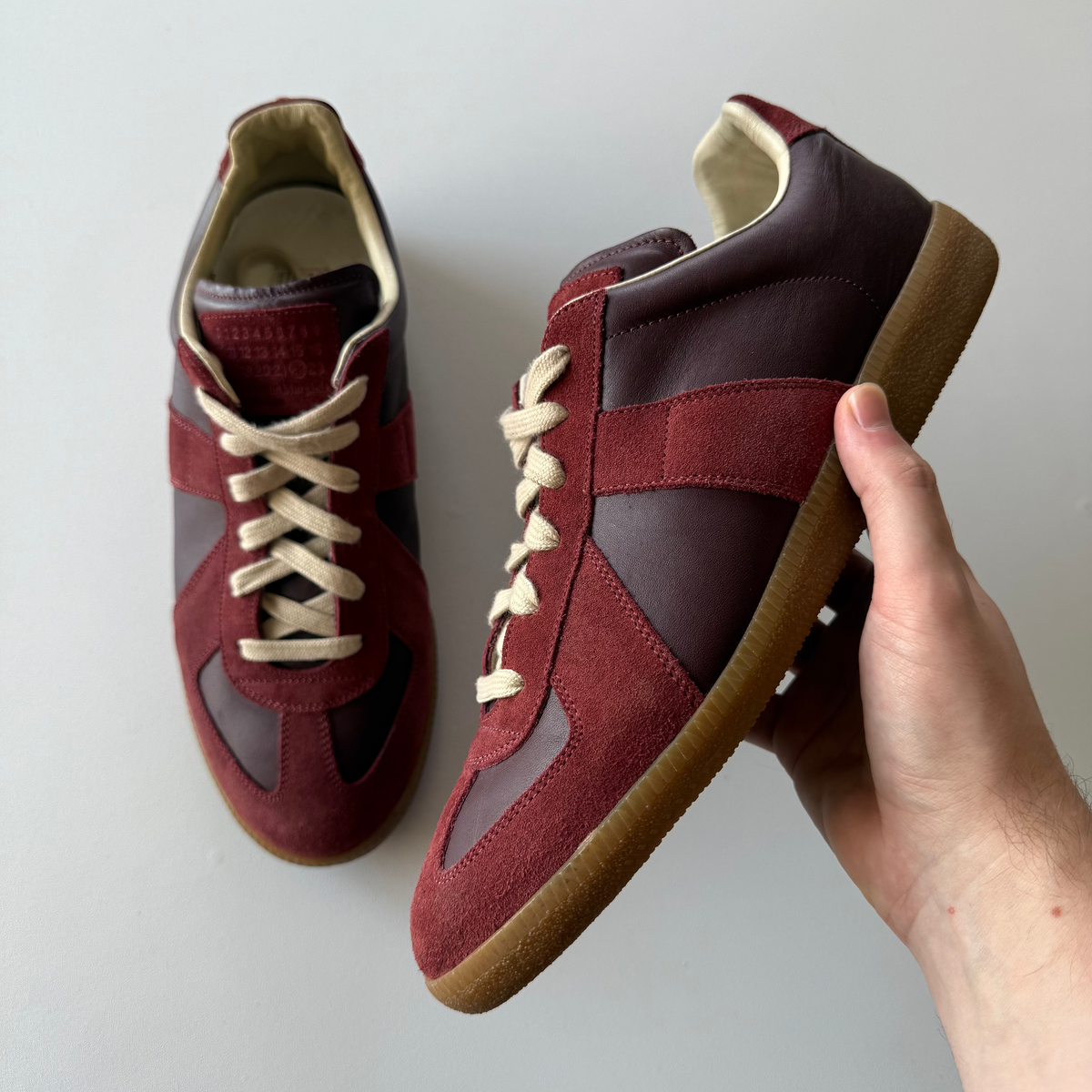 Maison Margiela 2015 Burgundy Oxblood GATs