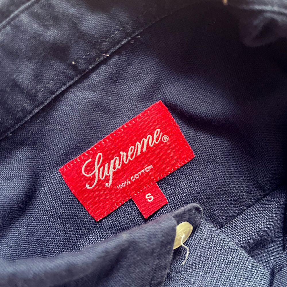 Supreme FW19 Crown Logo Oxford Flannel Shirt