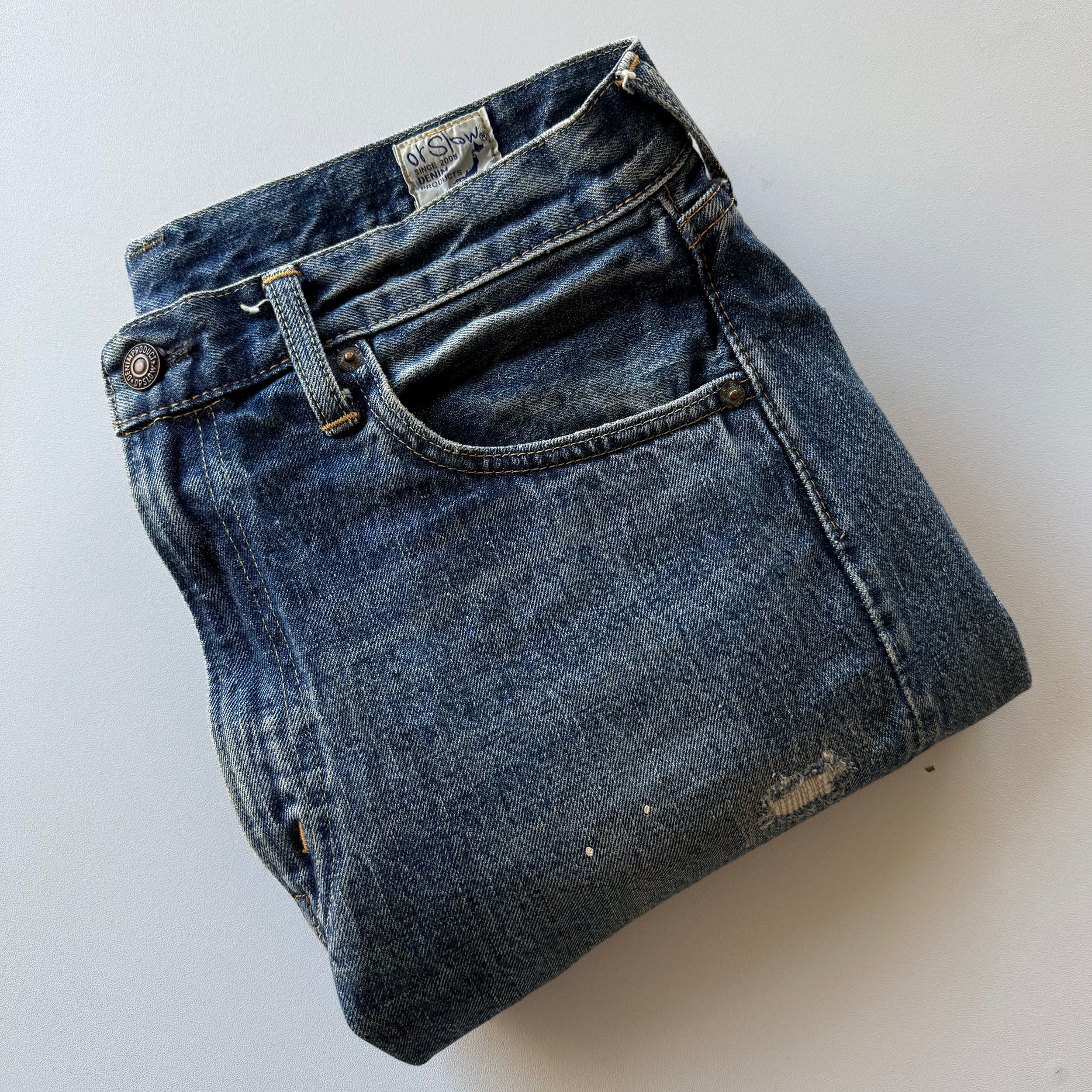 OrSlow x Canoe Club 2023 Selvedge Denim 107 Ivy Fit Jeans