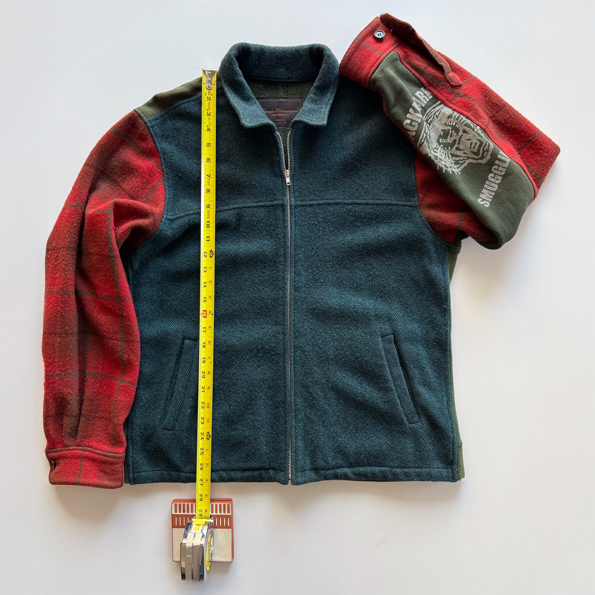 Undercover AW03 Paper Doll Hybrid Reconstructed Wool Jacket