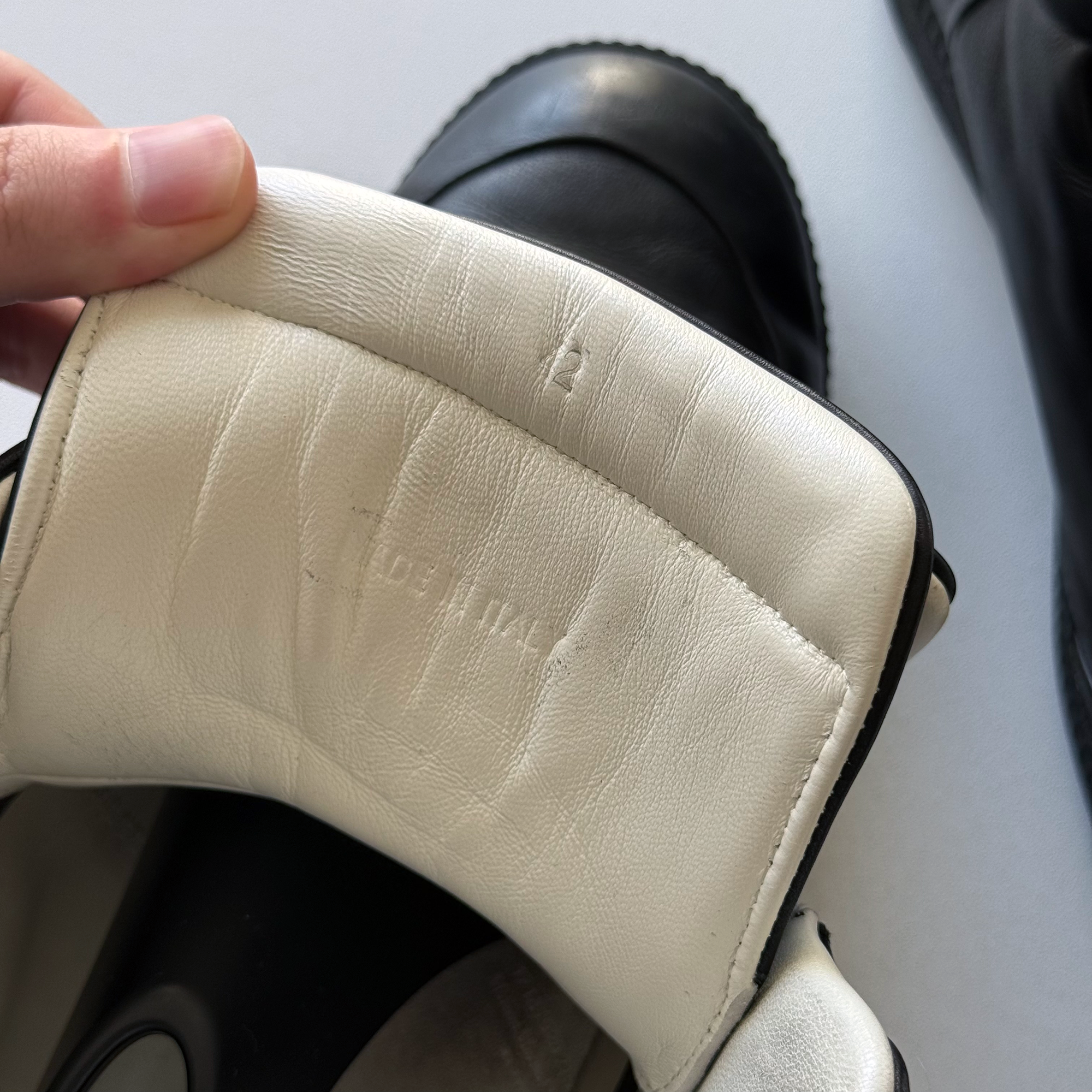 Maison Margiela Future Leather High Sneakers $1190 (EU 42)