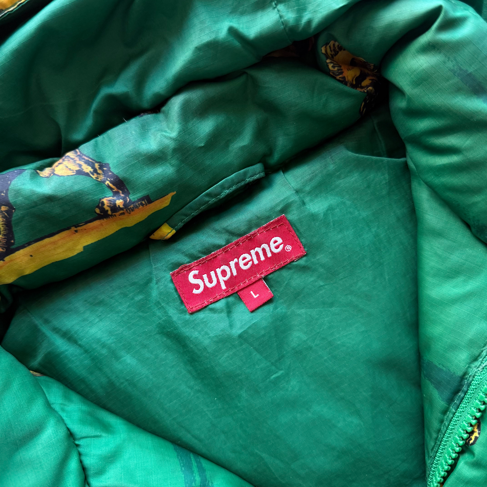 Supreme FW13 Lions Puffy Jacket