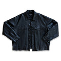 Balenciaga SS22 Oversized Buffalo Leather Trucker Jacket ($5,690)