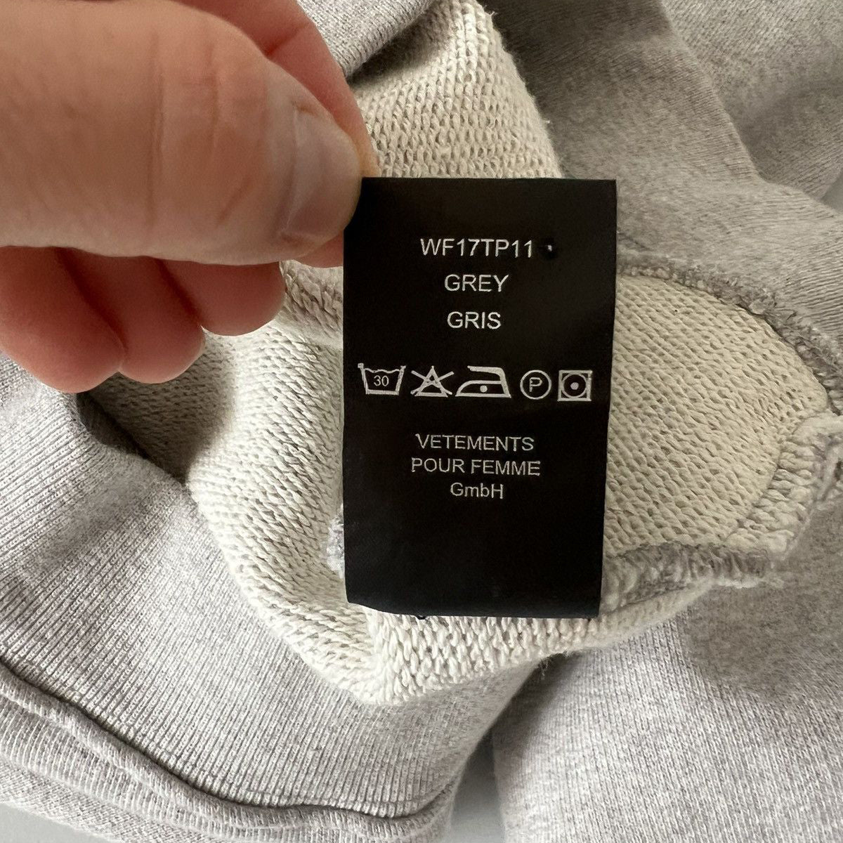 Vetements AW17 Eleven Inch Gun Club Hoodie