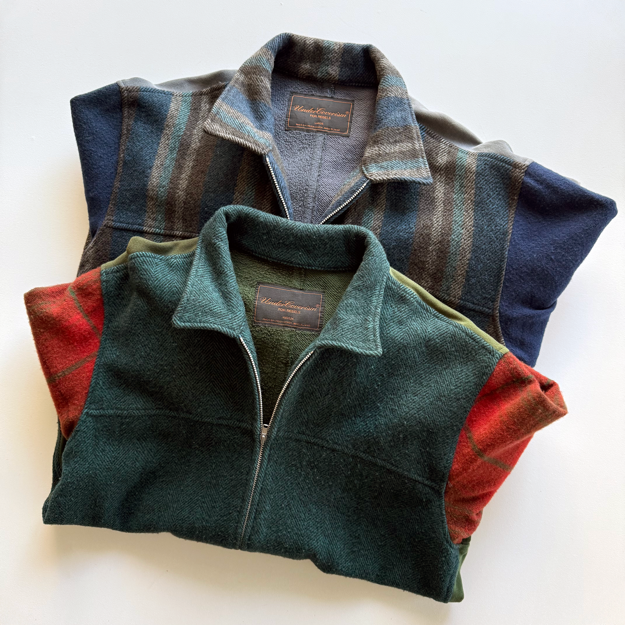 Undercover AW03 Paper Doll Hybrid Reconstructed Wool Jacket