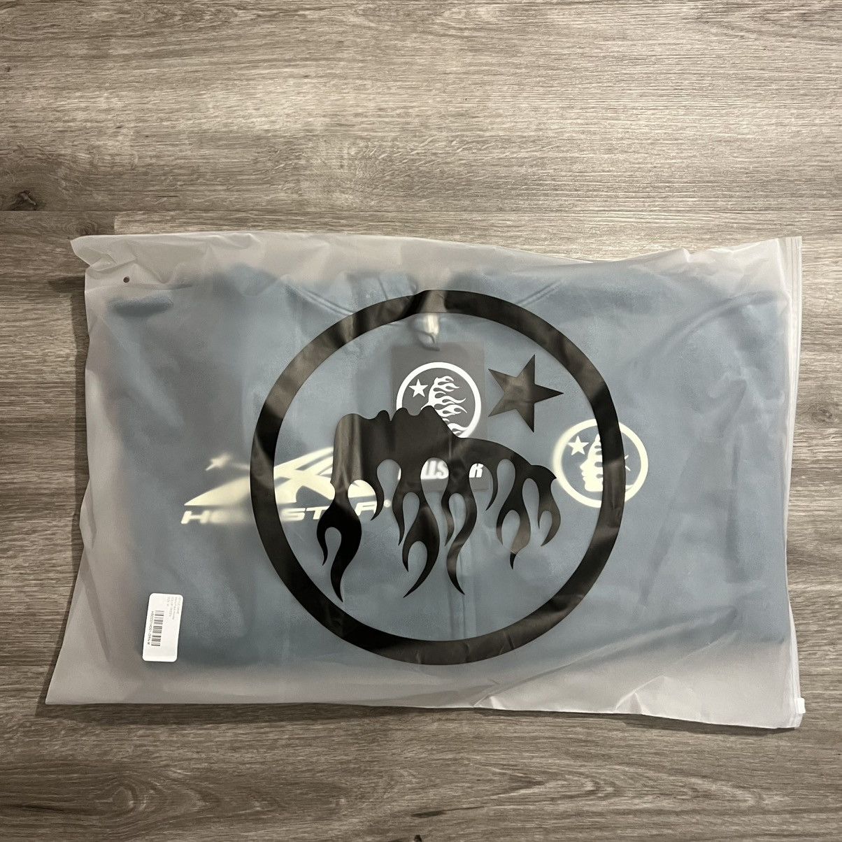 Hellstar SS24 Logo Zip Up Sweatshirt (Blue, Brown, Grey)