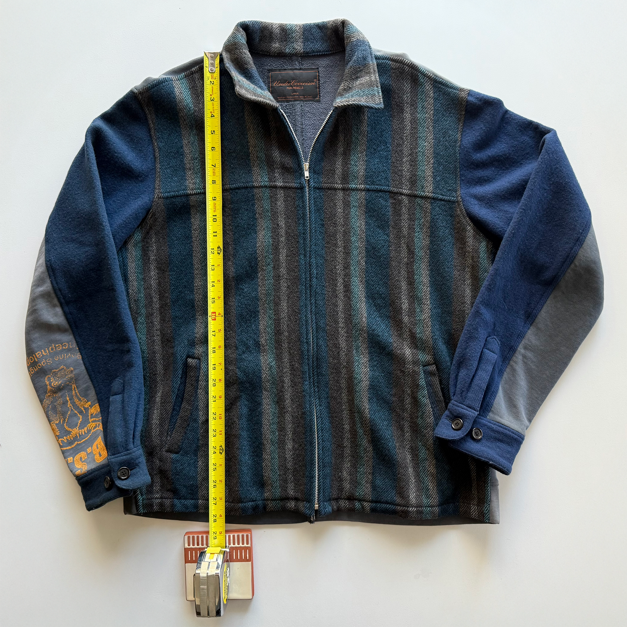 Undercover AW03 Paper Doll Hybrid Reconstructed Wool Jacket