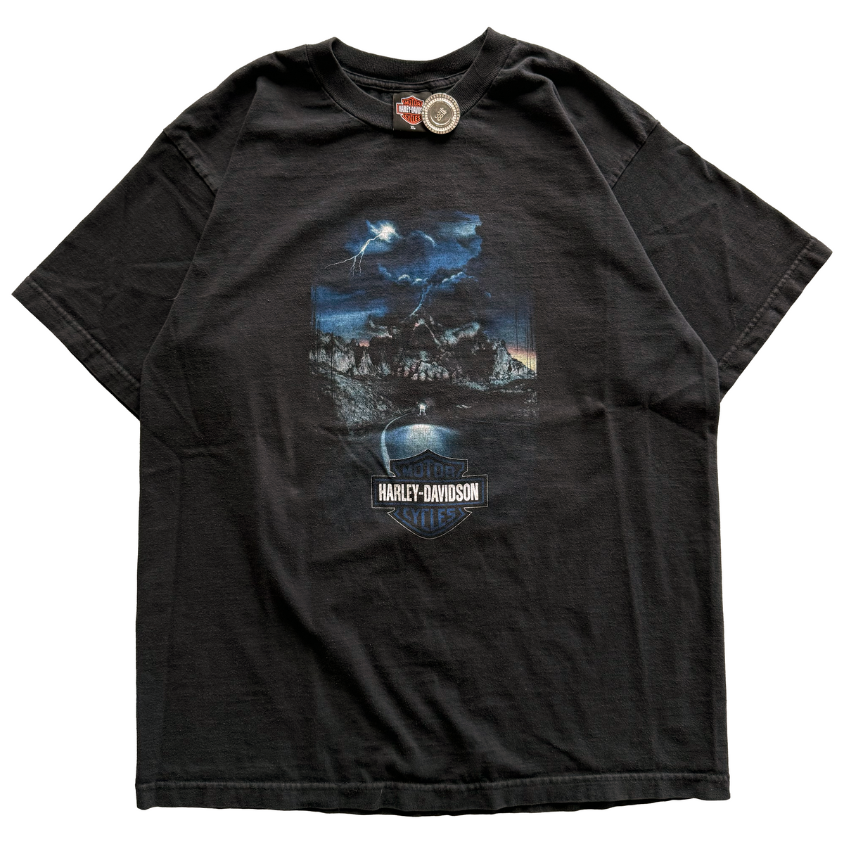 Vintage 2005 Harley Davidson Skull Highway Tee