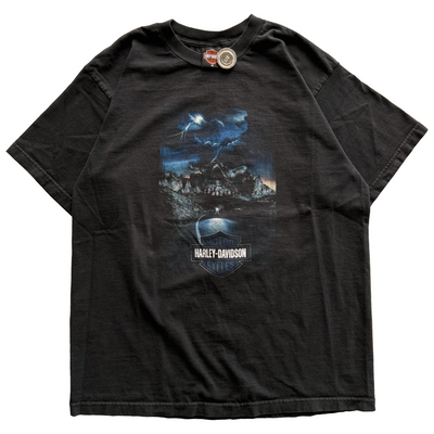 Vintage 2005 Harley Davidson Skull Highway Tee