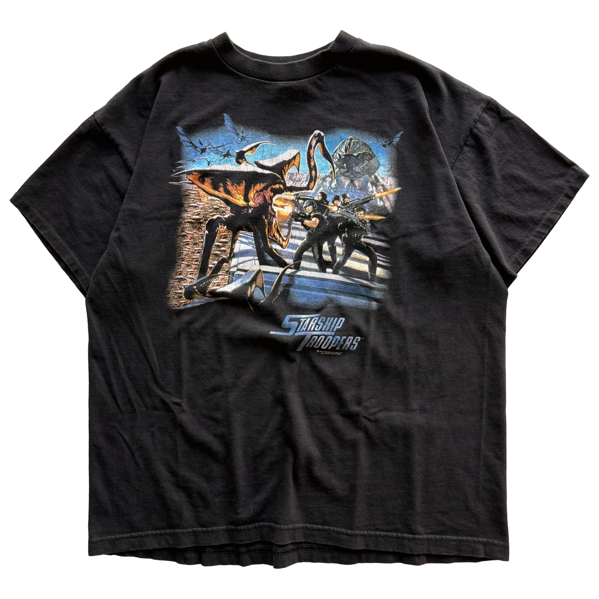 Vintage 1997 Starship Troopers Movie Promo Tee