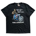 Vintage 2004 "Ride American" Motorcycle Tee
