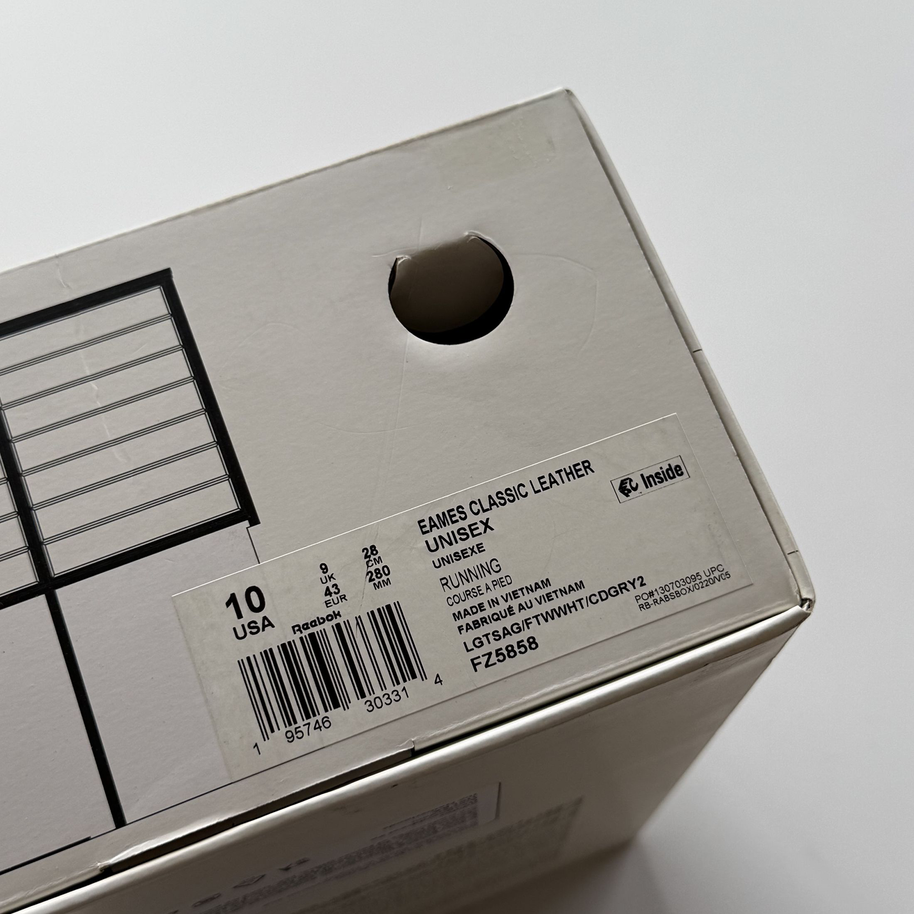 Reebok 2022 Eames Office x Classic Leather Sneakers (Size 10)