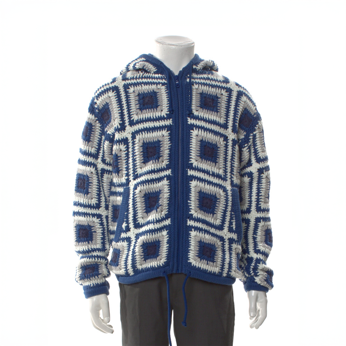 Supreme FW20 Crochet Hooded Zip Up Sweater
