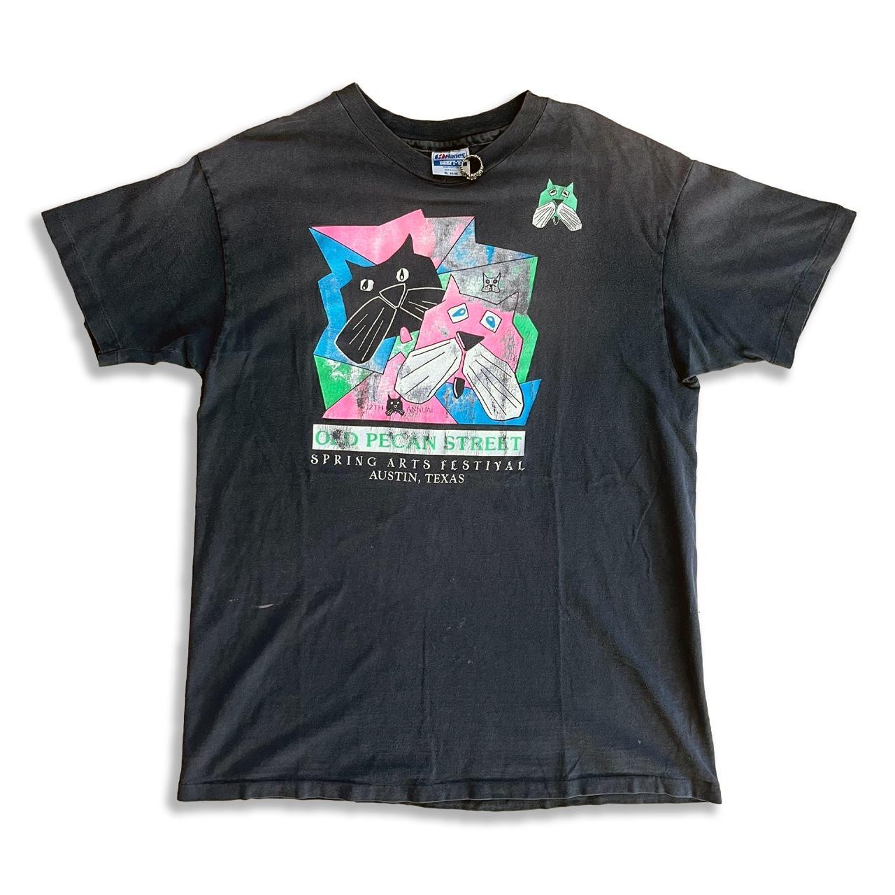 Vintage 1990 Old Pecan Street Spring Arts Festival Tee