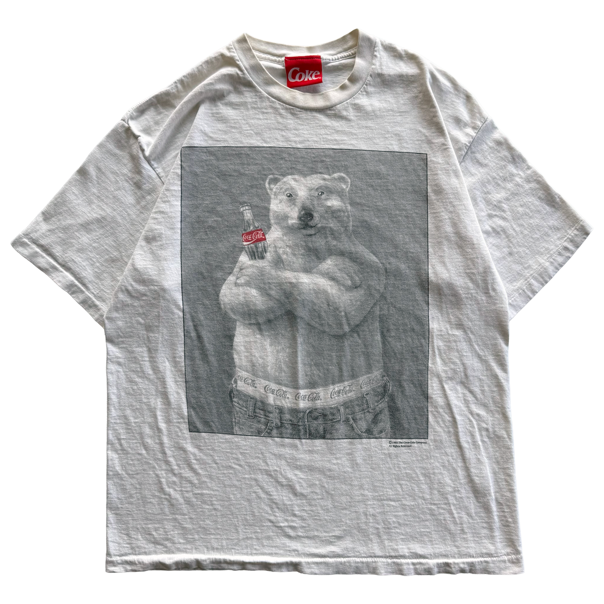 Vintage 1995 Coca Cola Coke Polar Bear Tee